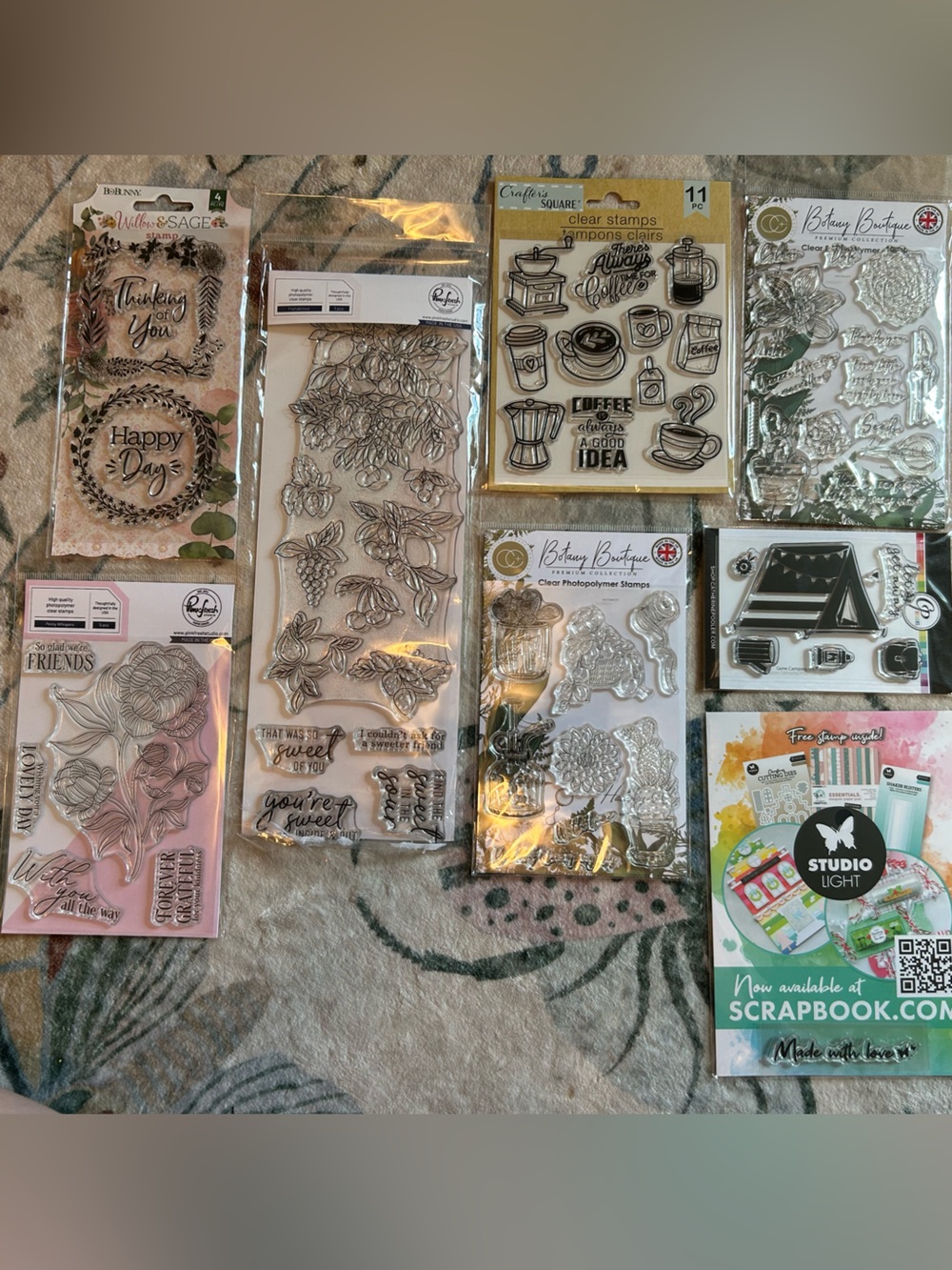 Botanical Stamp Set